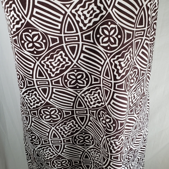 INC International Concepts Jeweled Beaded Collar Brown Sleeveless Dress Sz S - Picture 5 of 12